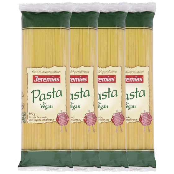 Jeremias Spaghetti Pasta Nudeln aus Hartweizengriess 500g 4er Pack 