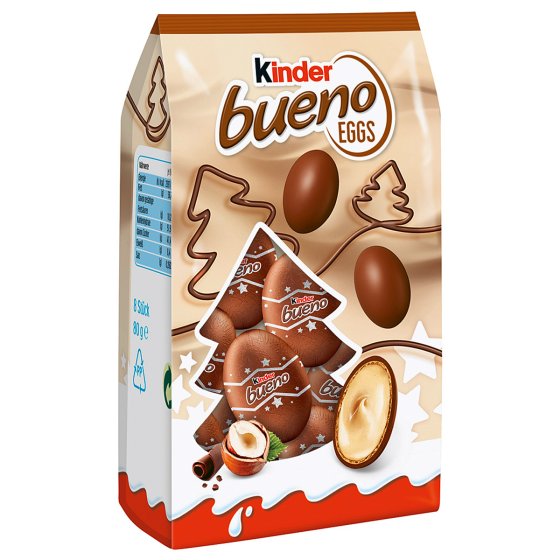 Kinder Bueno Egg mit Vollmilchschokolade Milchcreme Haselnüssen 80g 