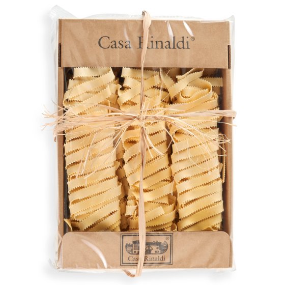 Casa Rinaldi Pasta Pizzi Eier Bandnudeln in der Packung 500g 
