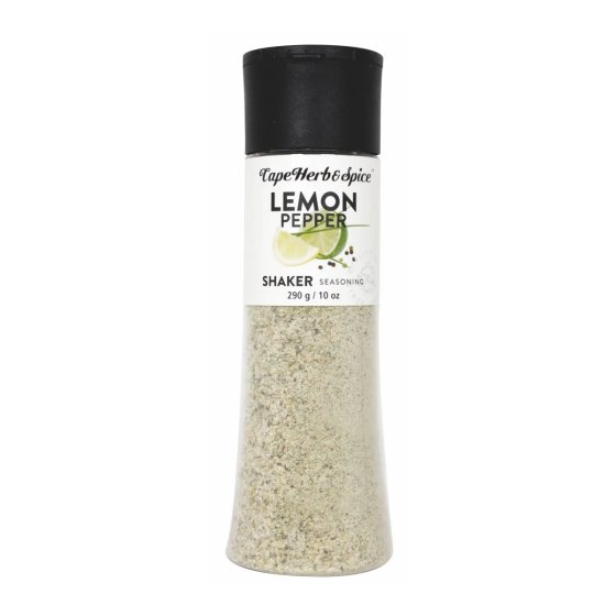 Cape Herb and Spice Lemon und Black Pepper Shaker Gewürzsalz 290g 