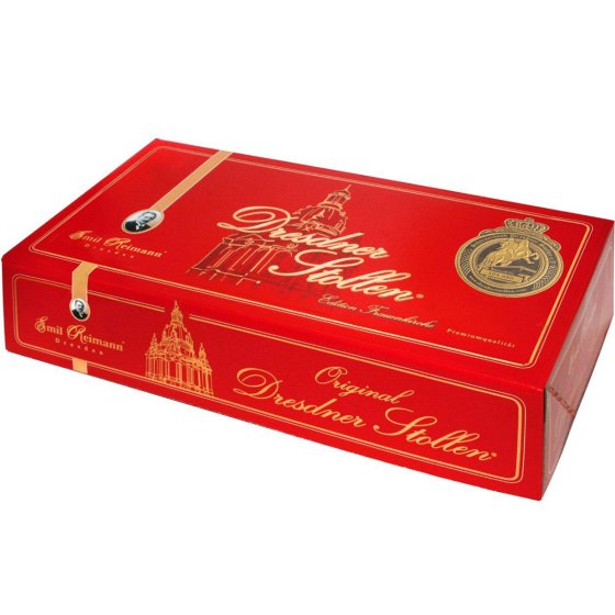 Emil Reimann Dresdner Stollen Frauenkirche Edition Faltschachtel 750g 