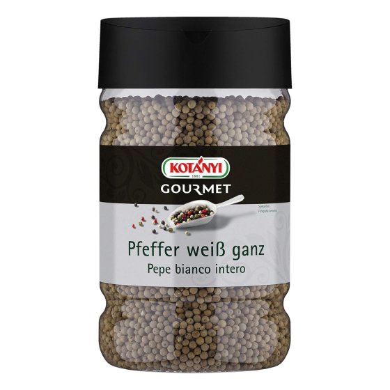Kotanyi Pfeffer weiß ganz Großverbraucher und Gastronomie 750g 
