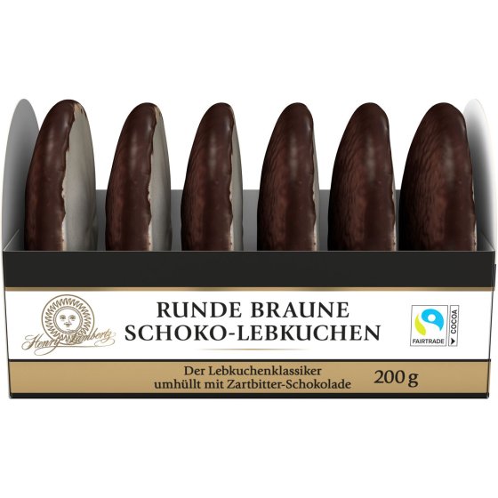 Henry Lambertz Lebkuchen mit Zartbitterschokolade überzogen 200g 