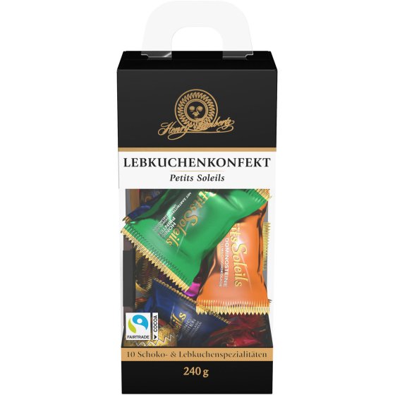 Henry Lambertz Lebkuchenmischung Petits Soleils elegant verpackt 240g 