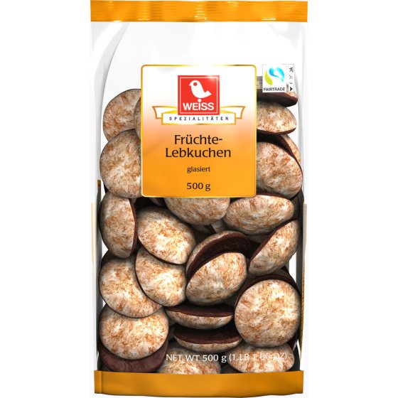 Weiss kleine Obladenkuchen feine Früchtelebkuchen glasiert 500g 