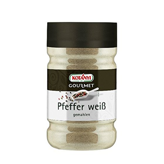 Kotanyi Pfeffer weiß gemahlen Großverbraucher Gastronomie 650g 