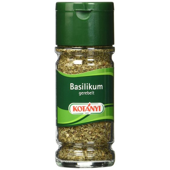 Kotanyi Basilikum gerebelt und getrocknet für köstliche Aromen 15g 