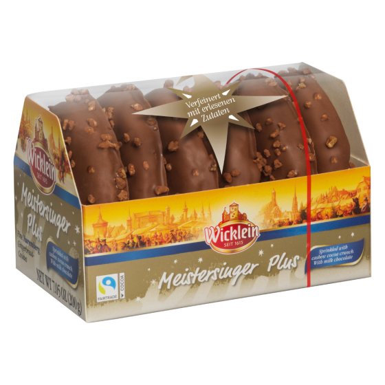 Wicklein Nürnberger Meistersinger Plus Lebkuchen mit Nüssen 200g 