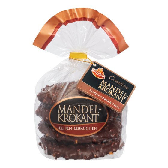 Wicklein Nürnberger Elisen Lebkuchen mit köstlichem Mandelkrokant 275g 