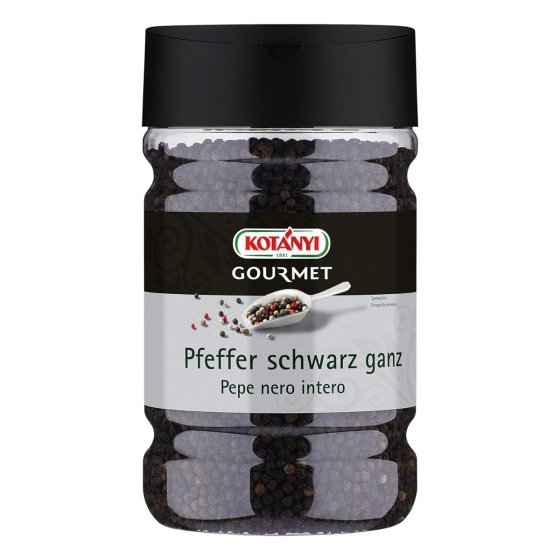 Kotanyi Pfeffer schwarz ganz Großverbraucher und Gastronomie 600g 