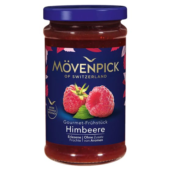 Mövenpick Himbeere Gourmet Frühstück Fruchtaufstrich aromatisch 250g 