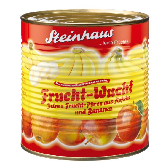 Steinhaus Frucht Wucht Püree Bananen ohne Zuckerzusatz 2650ml 