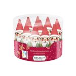 Riegelein Weihnachtsmann mit Filzmütze 10 Stück Runddose 140g 