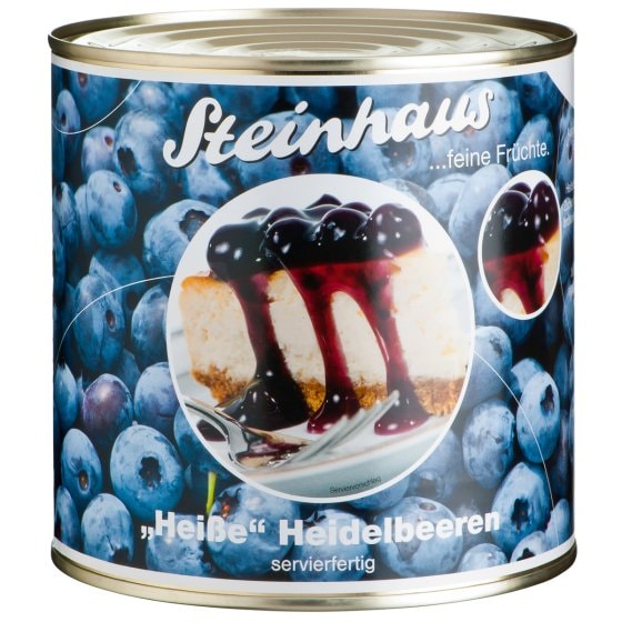 Steinhaus Heiße Heidelbeeren servierfertig in der Dose 2650ml 