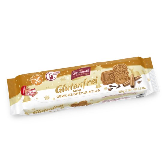 Coppenrath Mini Gewürz Spekulatius ohne Gluten und Laktose 150g 