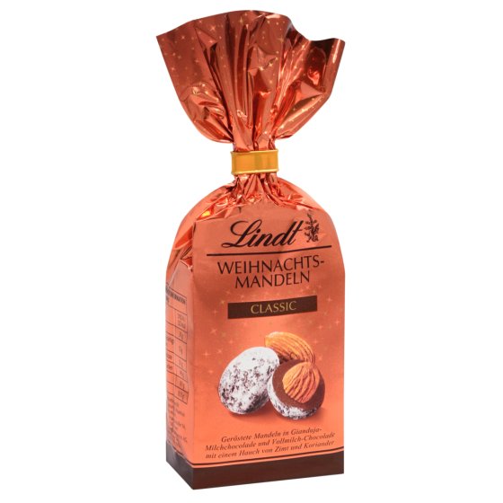 Lindt Weihnachts Mandeln Classic mit Alpenvollmilchschokolade 100g 