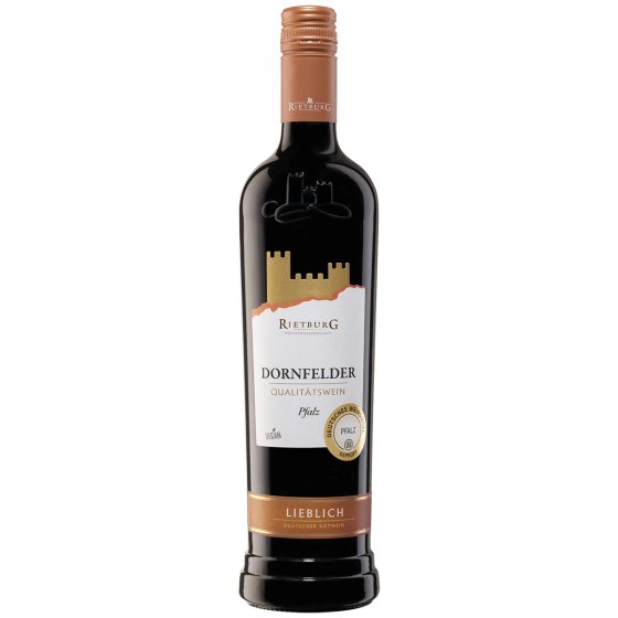 Rietburg Dornfelder Lieblich Pfälzer Qualitätswein Rot 750ml 