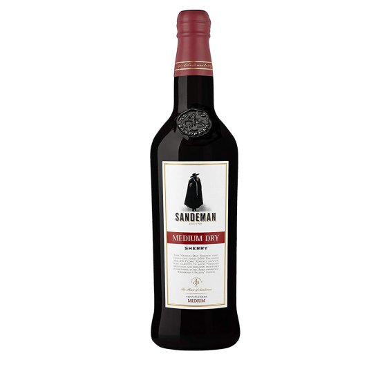 Sandeman Medium Dry Sherry Portwein leicht fruchtig 750ml 3er Pack 
