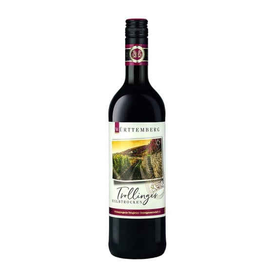 Württemberger Trollinger Halbtrocken Kirsch Erdbeer Cassisnote 750ml 
