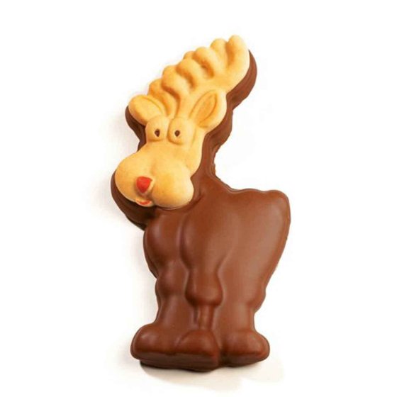 Niederegger Marzipan Relieffigur Rentier Vollmilchschokolade 125g 