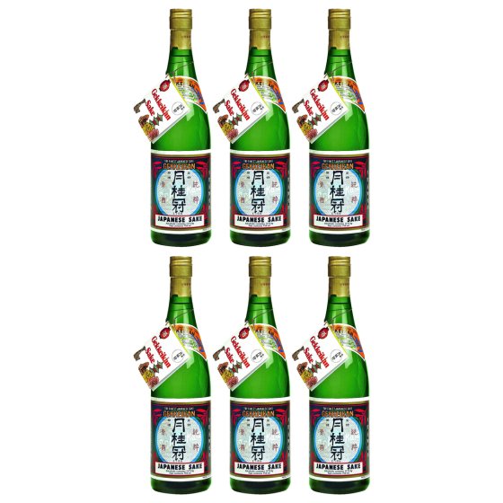 Wan Kwai Sake Gekkeikan alkoholhaltige Japanische Sake 720ml 6er Pack 