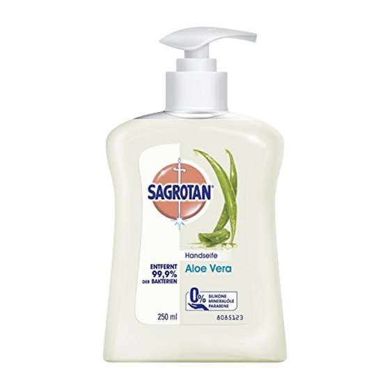 Sagrotan Flüssigseife Aloe Vera für ein sanftes Hautgefühl 250ml 