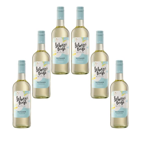 Rietburg Lebenslust Silvaner feinherb aromatisch 750ml 6er Pack 