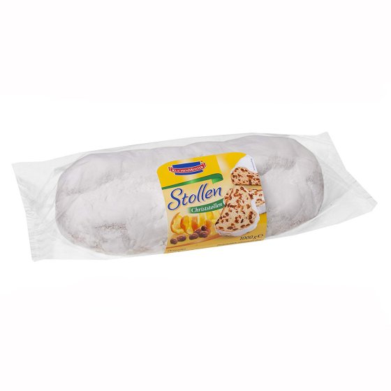 KuchenMeister Christstollen von feinem Puderzucker ummantelt 1000g 