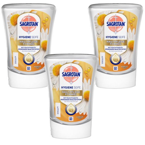 Sagrotan Handseife No Touch Nachfüller Lotusblüte 250ml 3er Pack 