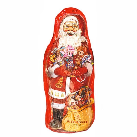 Niederegger Weihnachtsmann aus Marzipan Zartbitterschokolade 100g 