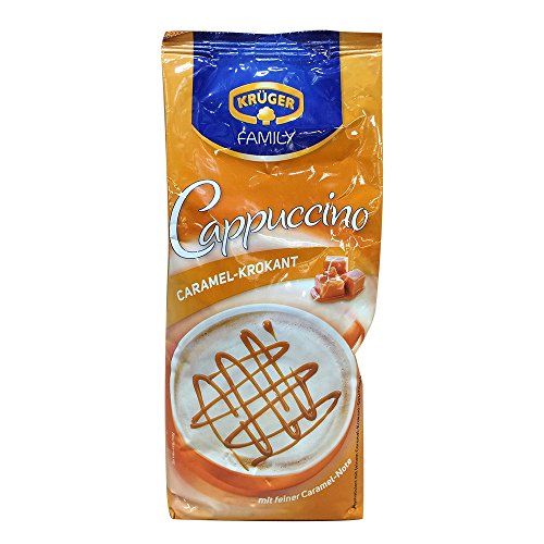 Krüger, Caramel-Krokant Cappuccino, mit feiner Caramel-Note 500g 