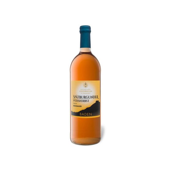 Breisgau Spätburgunder Weißherbst gehaltvoll dezent lieblich 1000ml 6er Pack 