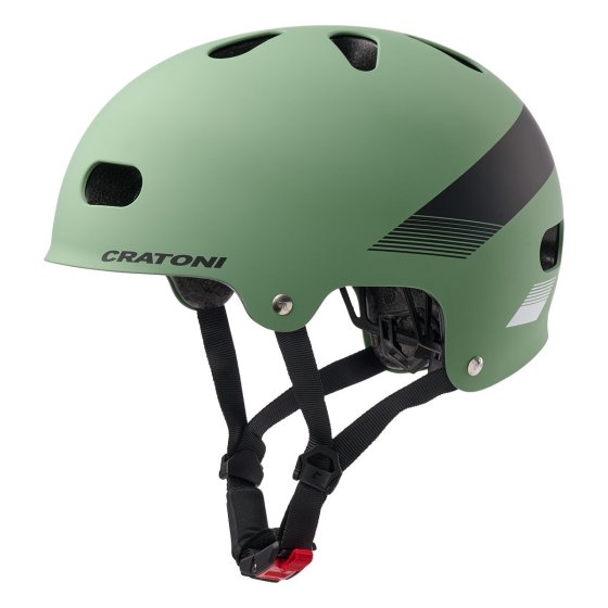 Kinder-Fahrradhelm C-Mate Jr., sage-black 