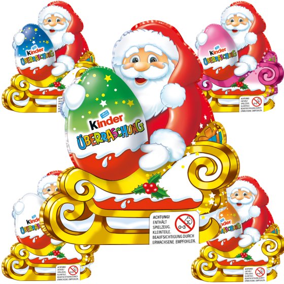 kinder Schokolade Weihnachtsmann Hohlfigur mit Überraschung 75g 
