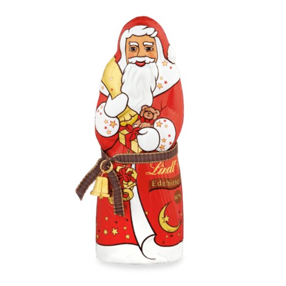 Lindt Weihnachtsmann Edelbitter aus Edelbitterschokolade 125g 