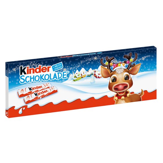 Kinder Schokolade Mini Riegel Weihnacht Edition aus Vollmilch 150g 