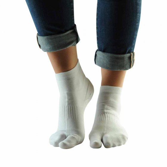 Hallux Bandagen-Socke XL (43-45) | Weiß