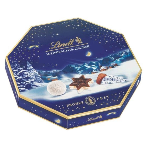 Lindt Weihnachts Zauber Pralines aus Alpenvollmilchschokolade 200g 