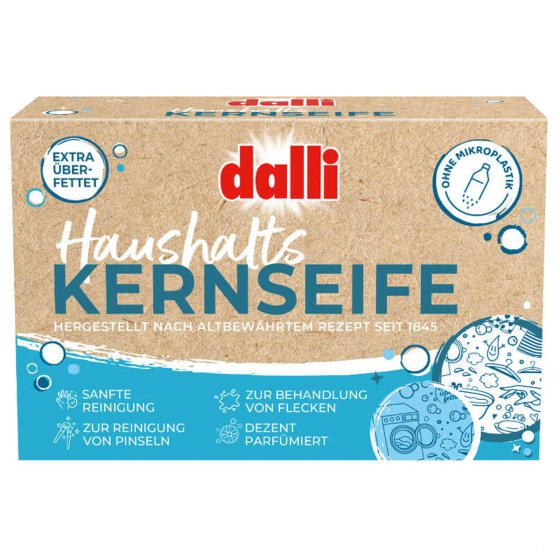 dalli Haushalts Kernseife Extra überfettet 1 Stück 125g 