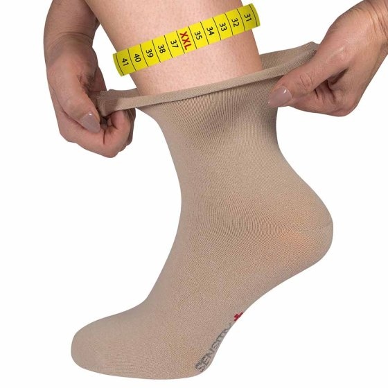 Baumwoll-Socken XXL (43-46)43/46 | Schwarz