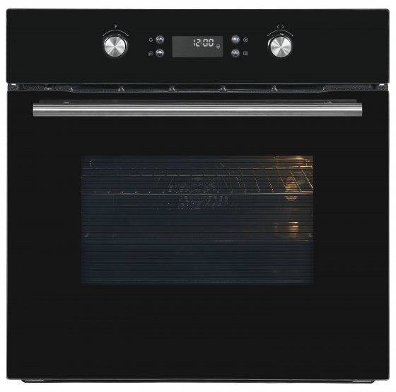 Einbaubackofen EBEP697-H-030 Schwarz Pyrolyse