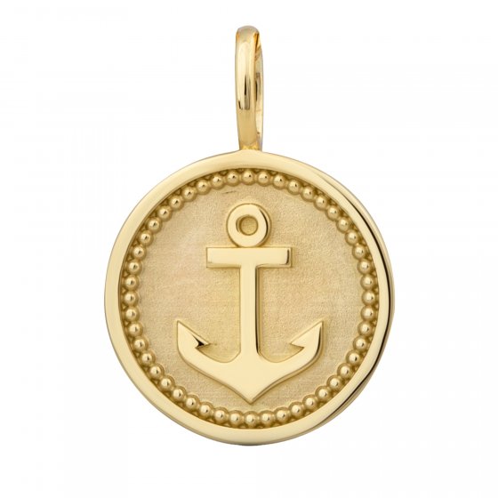 Anhänger Gold 375 mit Anker-Motiv 