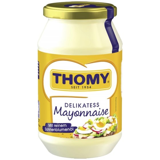 Thomy Delikatess Mayonnaise cremig würzig im Geschmack 250ml 