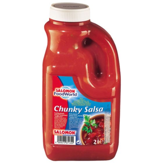 Salomon Chunky Salsa rot stückige Tomatensauce medium hot 2000ml 