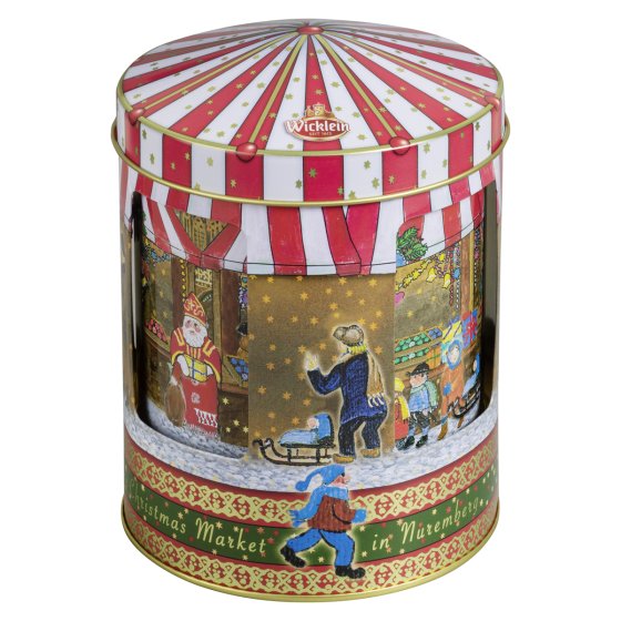 Wicklein Spieluhr Drehdose mit Nürnberger Oblaten Lebkuchen 200g 
