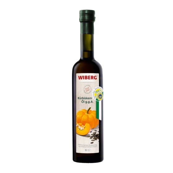 Wiberg Kürbiskern Öl aus sortenreiner Erstpressung Flasche 500ml 