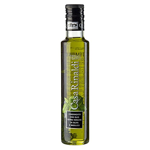 Casa Rinaldi Natives Olivenöl Extra mit Basilikum Inhalt 250ml 