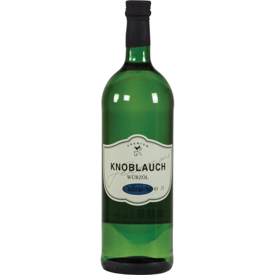 Culinaria Premium Knoblauch Öl für die Kalte und Warme Küche 1000ml 
