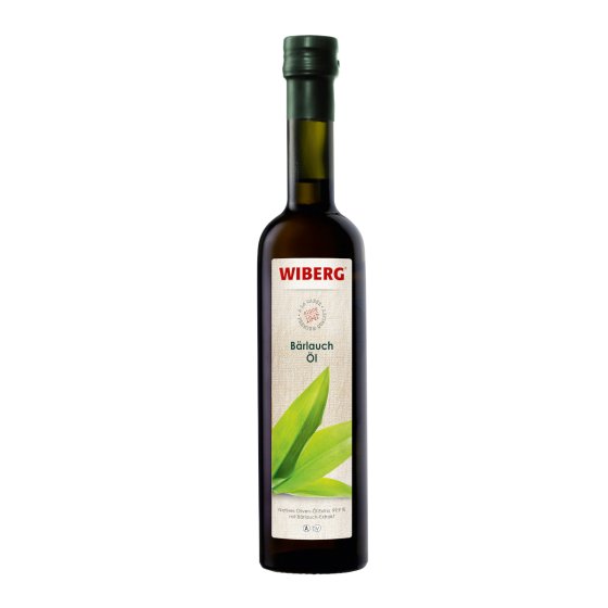 Wiberg Bärlauch Öl exquisite Kombination mit Olivenöl Flasche 500ml 