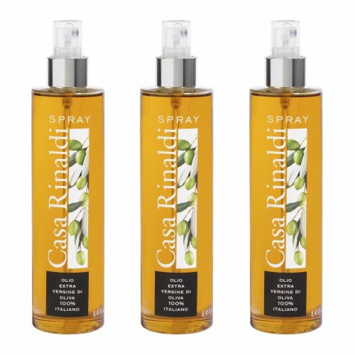 3x Casa Rinaldi Olivenöl Extra Vergine '100 % Italiano', Spray, 250 ml 